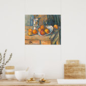 ミルクジュグ&フルーツ – ポールセザンヌファインアート ポスター (キッチン)