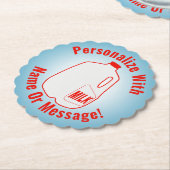 ミルクジュグ ペーパーコースター (アングル)