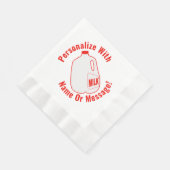 ミルクジュグ 縁ありランチョンナプキン (角)