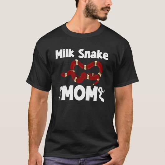 ミルクスネークのママ ミルクスネーク飼い主 ミルクスネーク愛好家 Tシャツ (正面)