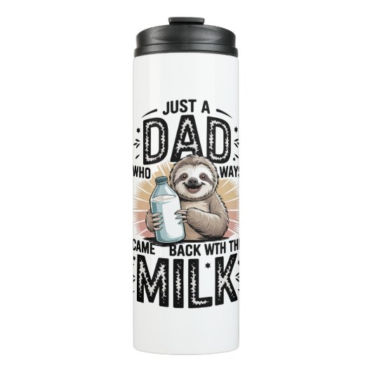 ミルクスロースの父と息子グラフィックデザイン-01 タンブラー (正面)