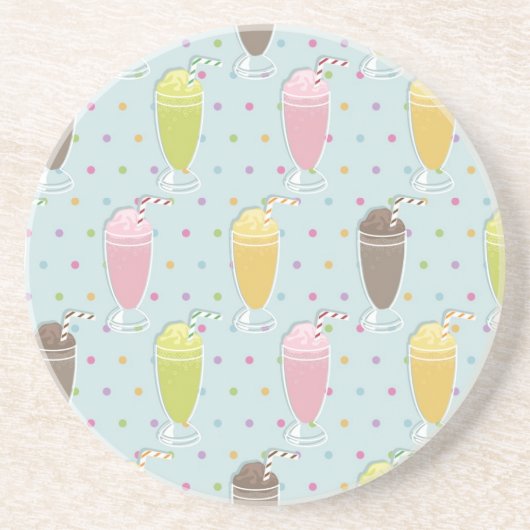 ミルクセーキパターン コースター (正面)