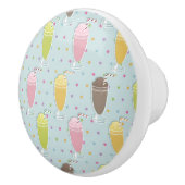 ミルクセーキパターン セラミックノブ (右)