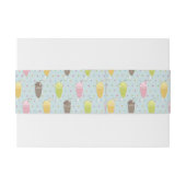 ミルクセーキパターン 招待状ベリーバンド (裏面例)