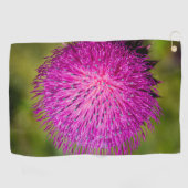 ミルクチスルが閉まっている ゴルフタオル (横)