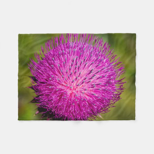 ミルクチスルが閉まっている フリースブランケット (正面(横))