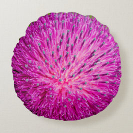 ミルクチスルが閉まっている ラウンドクッション