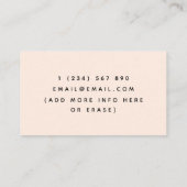 ミルクチョコレートバーショコラティエ菓子職人クラッシー 名刺 (裏面)