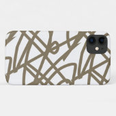 ミルクチョコレート抽象芸術アートiPhone 11ケース Case-Mate iPhoneケース (裏面(横))