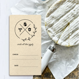 ミルクチーズ |ヴィンテージ農場ヤギ羊の牛 ラベル