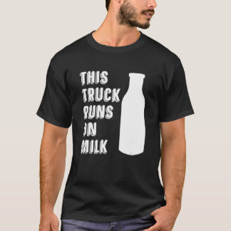 ミルクティッカーファーム農業乳牛農家ミルクT Tシャツ