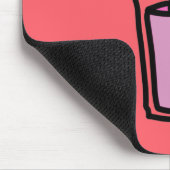 ミルクティバブルティー可愛いドリンク10代の剤 マウスパッド (コーナー)