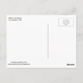 ミルクトラック難破船，ロサンゼルス, 1951ヴィンテージ ポストカード (裏面)