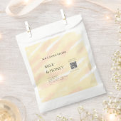 ミルクハニーソイキャンドル事業 QRコード テキストを追加 フェイバーバッグ (クリップ留めされた状態)