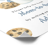 ミルクバウ赤ちゃんシャワーお母さんが宛先に ポスター (角)