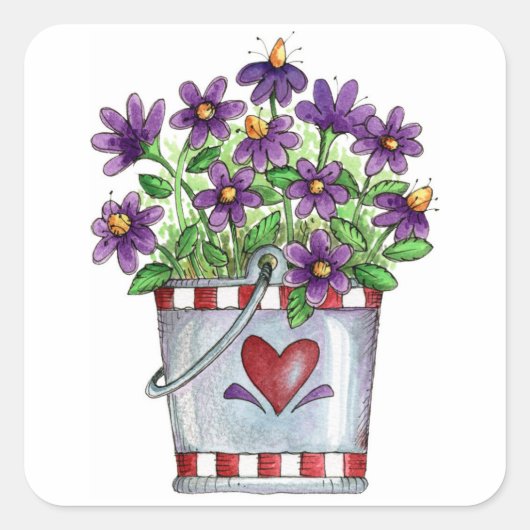 ミルクバケット – ステッカー (正面)