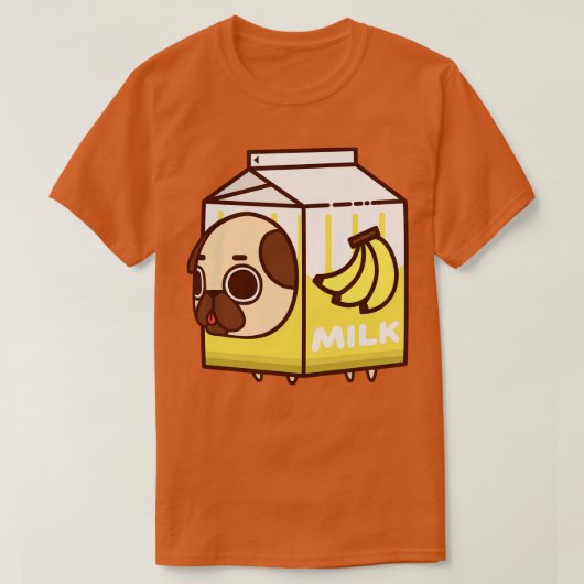 ミルクバナナプリー Tシャツ (デザイン正面)
