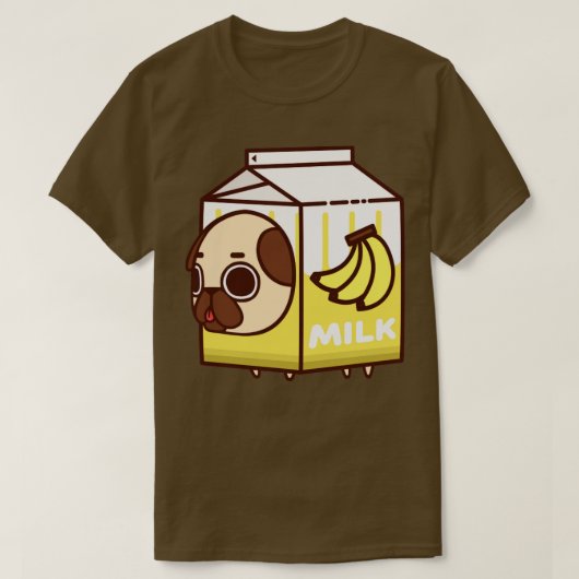 ミルクバナナプリー Tシャツ (デザイン正面)