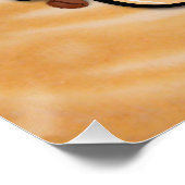 ミルクフォームにコーヒーの時間単語 ポスター (コーナー)