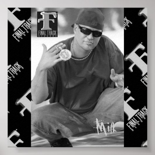 ミルクブラック&ホワイトポスター ポスター (正面)