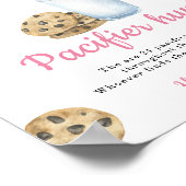 ミルクベビーシャワーおしゃぶり狩りゲーム ポスター (角)