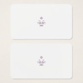 ミルクホワイトクラシックバラ装飾デザイン (正面&裏面)