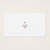 ミルクホワイトクラシックバラ装飾デザイン (裏面)