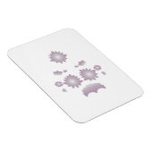 ミルクホワイトクラシックバラ装飾デザイン マグネット (右側)