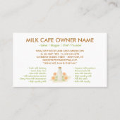 ミルクボトル水カラーフローラ 名刺 (裏面)