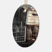 ミルクボトル セラミックオーナメント (左)