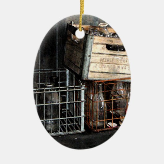 ミルクボトル セラミックオーナメント (正面)