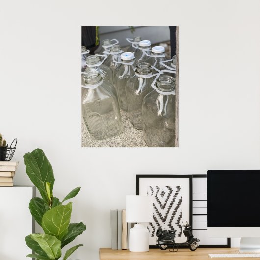 ミルクボトル ポスター (ホームオフィス)