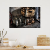 ミルクマン – ボックス内のボトル ポスター (キッチン)