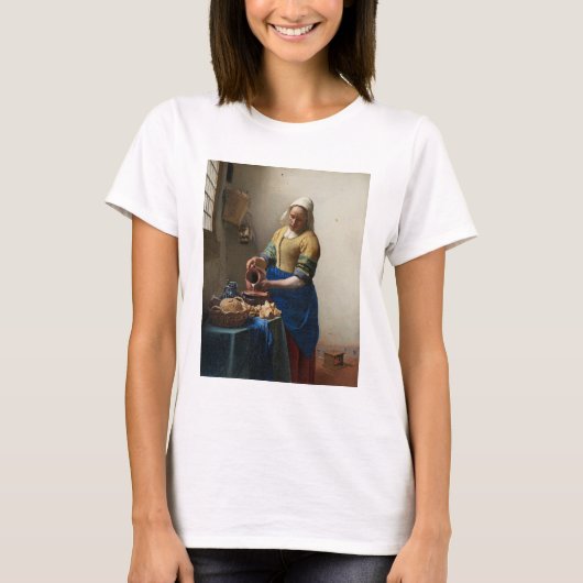 ミルクメイドのヨハネス・ヴェルメール Tシャツ (正面)