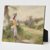 『ミルクメイド』1860年 フォトプラーク (側面)