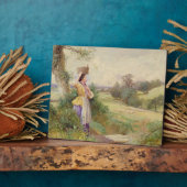 『ミルクメイド』1860年 フォトプラーク (側面)