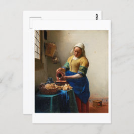 ミルクメイド | Johannes Vermeer | ポストカード