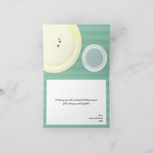 ミルクメリークッキー&甘いブルーストライプの休日 シーズンカード (内部)