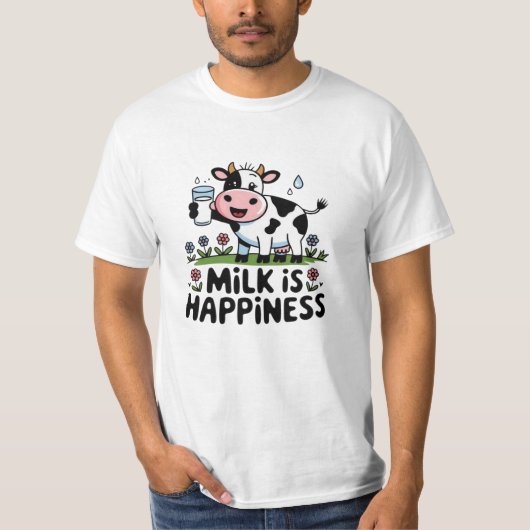 ミルクユニークファン用デザイン Tシャツ (正面)