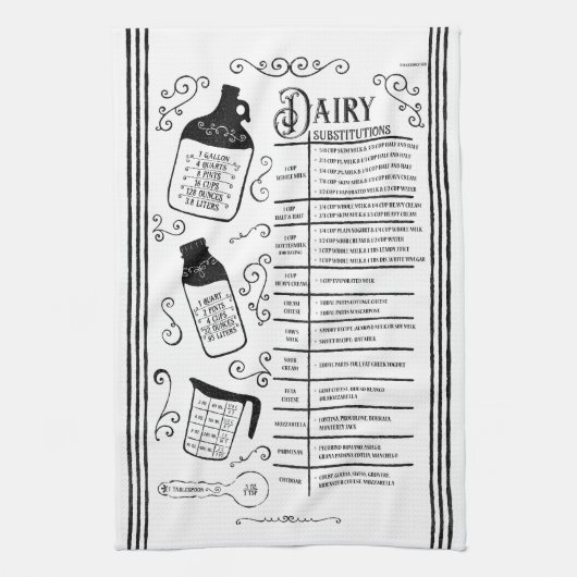 ミルク代替ベーキング キッチンタオル (縦)