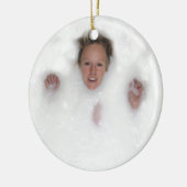 ミルク入りの女性 セラミックオーナメント (左)
