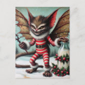 ミルク入りクリスマスファーリーボトル ポストカード (正面)