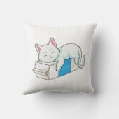 ミルク入り猫 クッション (裏面)