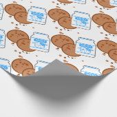 ミルク及びクッキー ラッピングペーパー (角)