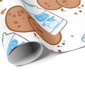 ミルク及びクッキー ラッピングペーパー (ロールコーナー)