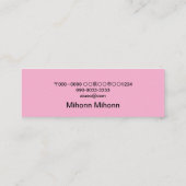 ミルク名刺 スキニー名刺 (裏面)