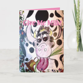 ミルク子供の誕生日カード カード