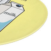 ミルク漫画のイラストレーション カッティングボード (角)