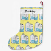 ミルク漫画のイラストレーション スモールクリスマスストッキング (裏面)