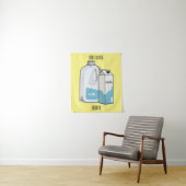 ミルク漫画のイラストレーション タペストリー (インサイチュ)